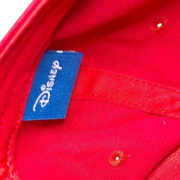 Disney Classic Peeking Mickey Mouse Red Baseball Hat Golf‎ Cap Youth Adjustable - Picture 6 of 6